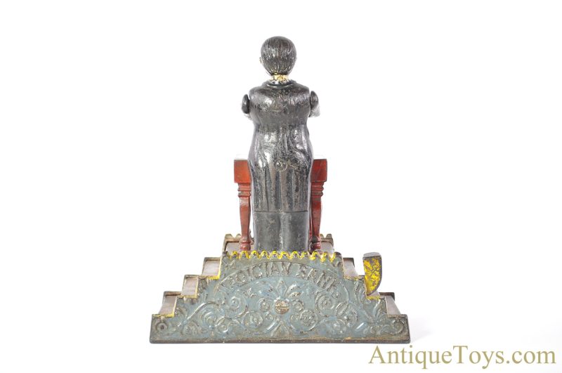 J.E. Stevens Co. Cast Iron No. 337 “Magician Bank” Mechanical Bank <FONT COLOR="ff000 ">*SOLD*</font> - Image 3