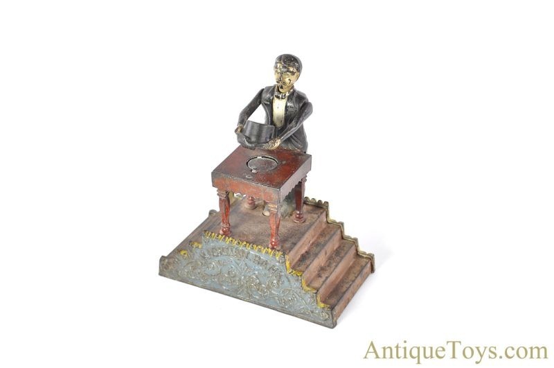 J.E. Stevens Co. Cast Iron No. 337 “Magician Bank” Mechanical Bank <FONT COLOR="ff000 ">*SOLD*</font> - Image 7