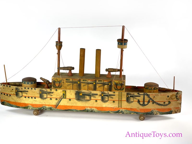 Bliss Admiral Dewey Battleship Toy <FONT COLOR="ff000 ">*SOLD*</font> - Image 13