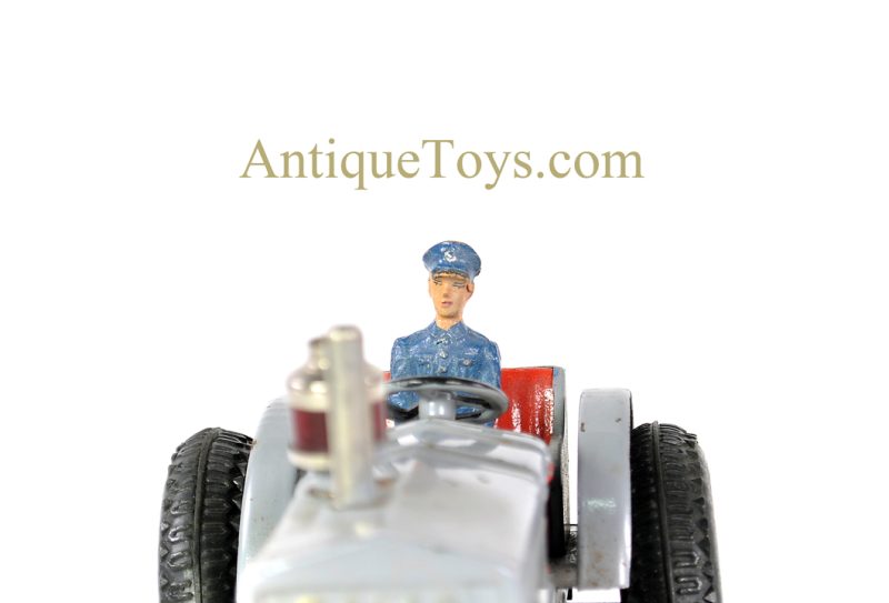 Gama Toys ca. 1937 Tin Lithographed Clockwork 78/2 Tractor with Covered Trailer in Box German Toy for Sale <FONT COLOR="ff000 ">*SOLD*</font> - Image 7