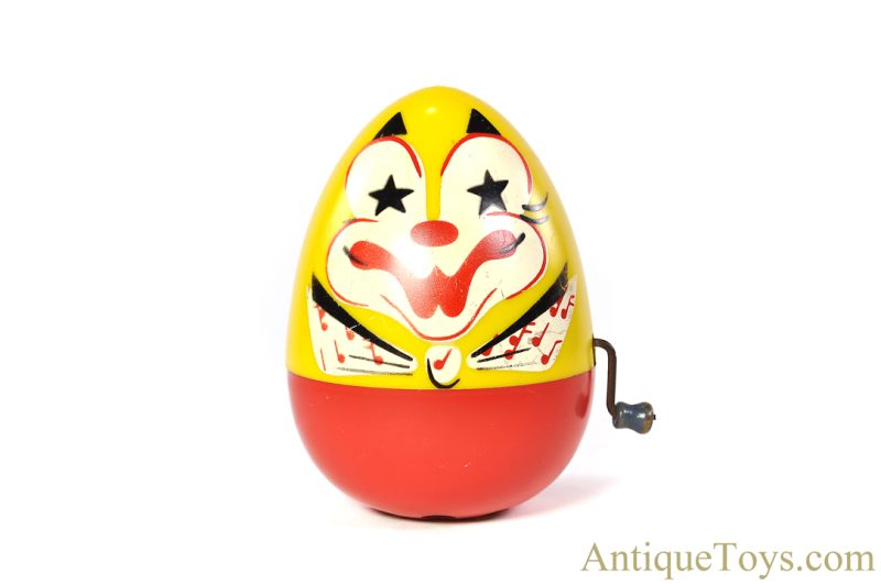 Mattel Creations #426 "Mr. Jolly Time Tippy Clown" Crank Wind Egg Music Box <FONT COLOR="ff000 ">*SOLD*</font>