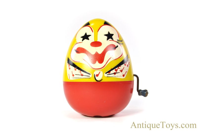 Mattel Creations #426 "Mr. Jolly Time Tippy Clown" Crank Wind Egg Music Box <FONT COLOR="ff000 ">*SOLD*</font> - Image 2