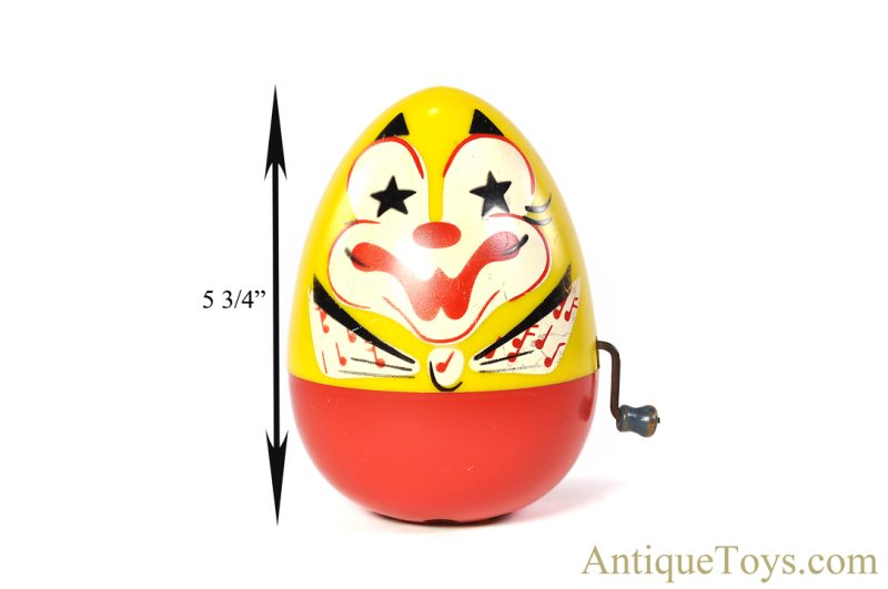 Mattel Creations #426 "Mr. Jolly Time Tippy Clown" Crank Wind Egg Music Box <FONT COLOR="ff000 ">*SOLD*</font> - Image 8