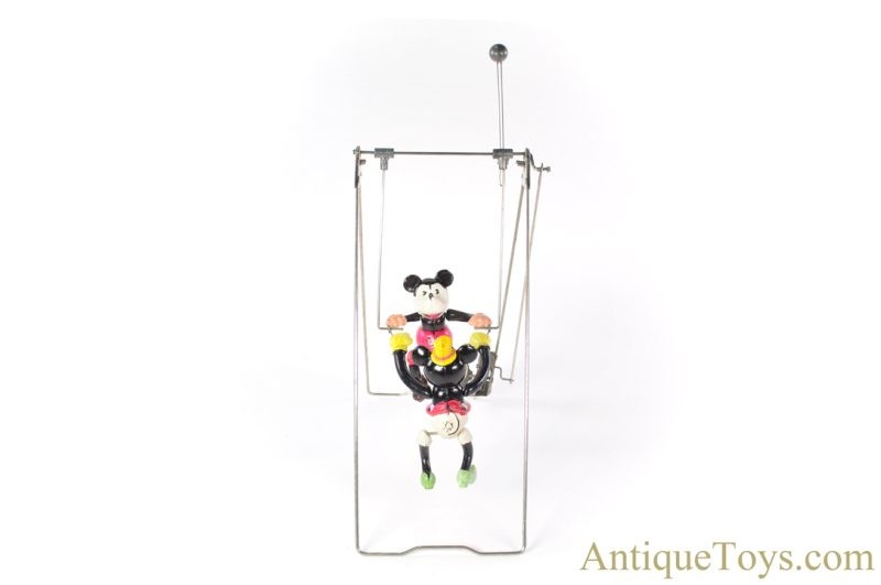 Geo. Borgfeldt & Co. Nifty Toy Windup Celluloid "Mickey Mouse & Minnie Mouse as Acrobats" in Box <FONT COLOR="ff000 ">*SOLD*</font> - Image 4