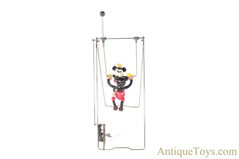 Geo. Borgfeldt & Co. Nifty Toy Windup Celluloid "Mickey Mouse & Minnie Mouse as Acrobats" in Box <FONT COLOR="ff000 ">*SOLD*</font> - Image 5