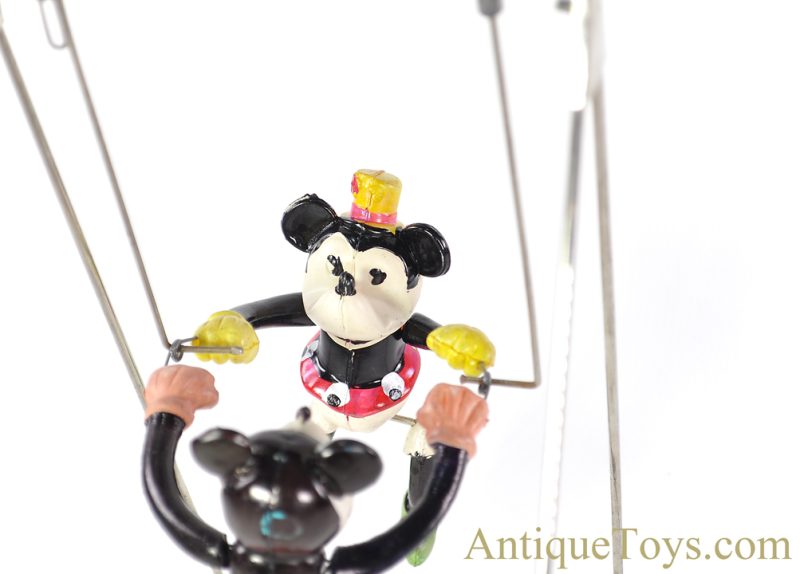 Geo. Borgfeldt & Co. Nifty Toy Windup Celluloid "Mickey Mouse & Minnie Mouse as Acrobats" in Box <FONT COLOR="ff000 ">*SOLD*</font> - Image 8