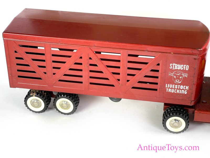 Structo Manufacturing Co. Pressed Steel #503 Cattle Transport "Livestock Trucking" in Box <FONT COLOR="ff000 ">*SOLD*</font> - Image 3