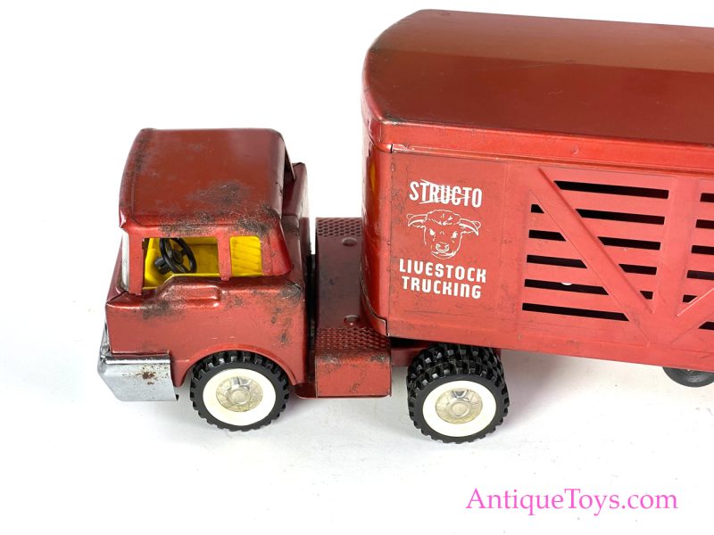 Structo Manufacturing Co. Pressed Steel #503 Cattle Transport "Livestock Trucking" in Box <FONT COLOR="ff000 ">*SOLD*</font> - Image 5