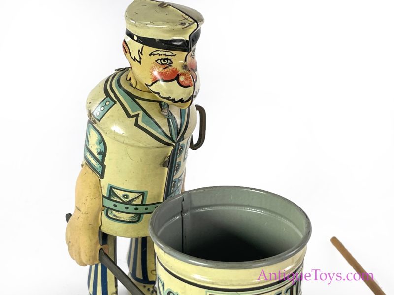 Marx ca. 1930’s Tin Lithographed Windup “Tidy Tim” Street Cleaner <FONT COLOR="ff000 ">*SOLD*</font> - Image 6