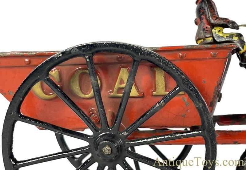 William Shimer & Sons Co. Cast Iron No. 15 Donkey Drawn "Dumping Cart" Coal Wagon <FONT COLOR="ff000 ">*SOLD*</font> - Image 5