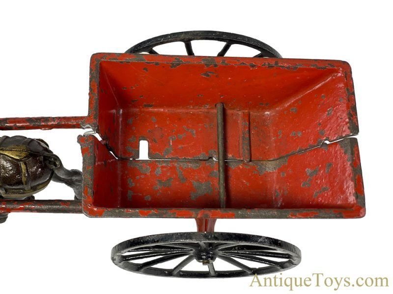 William Shimer & Sons Co. Cast Iron No. 15 Donkey Drawn "Dumping Cart" Coal Wagon <FONT COLOR="ff000 ">*SOLD*</font> - Image 4