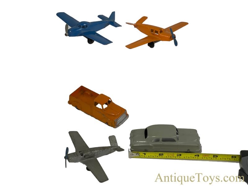 TootsieToy Playtime Toys ca. 1960s Diecast Set of 5 Planes and Vehicles <FONT COLOR="ff000 ">*SOLD*</font>