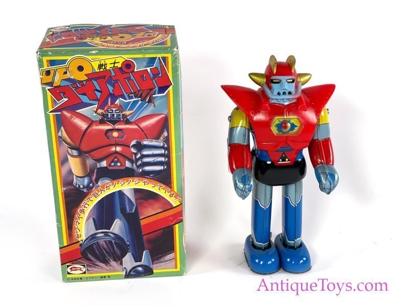 UFO DaiApollon Football Robot Tin Windup <FONT COLOR="ff000 ">*SOLD*</font>