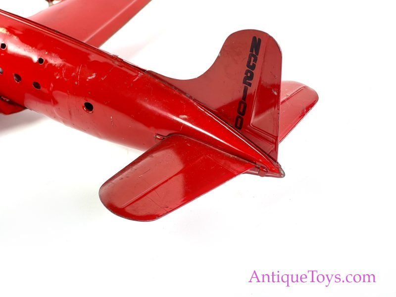 Marx Pressed Steel Deluxe Sized AA American Airlines DC4 NC2100 Airplane <FONT COLOR="ff000 ">*SOLD*</font> - Image 5