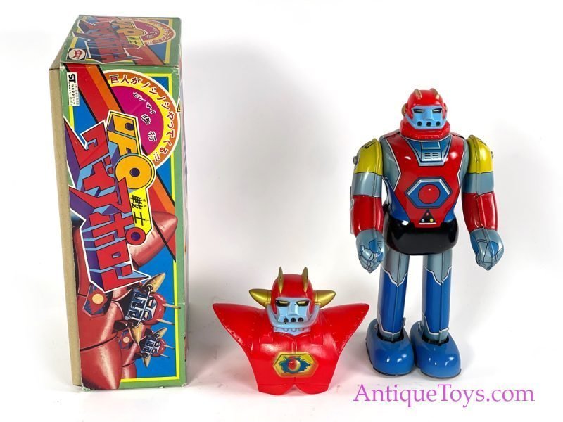 UFO DaiApollon Football Robot Tin Windup <FONT COLOR="ff000 ">*SOLD*</font> - Image 10