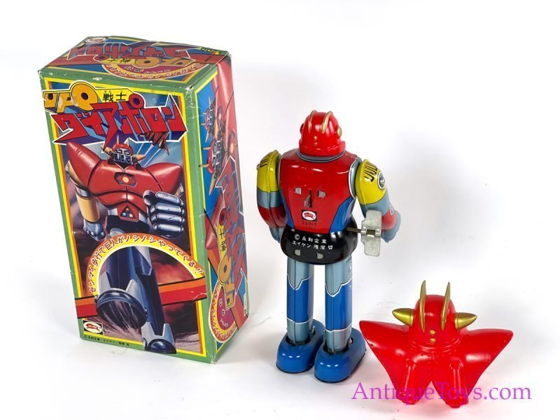 UFO DaiApollon Football Robot Tin Windup <FONT COLOR="ff000 ">*SOLD*</font> - Image 11