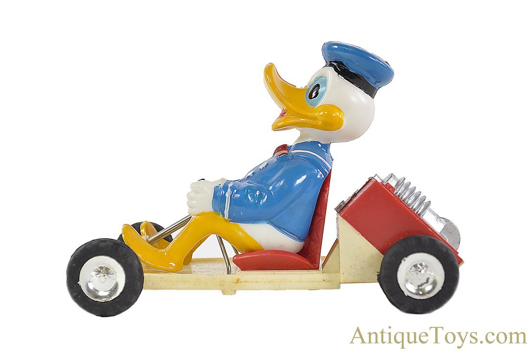 1962 Marx Disney Donald Duck Ride'n'Quack Vintage