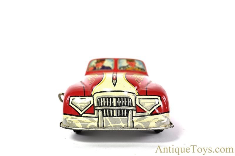 Marx Tin Lithographed Windup "Mechanical Fire Chief Car" in Box <FONT COLOR="ff000 ">*SOLD*</font> - Image 6