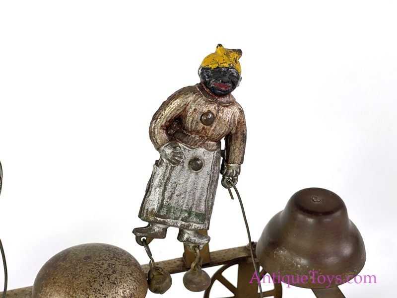 Watrous Bell Toy Minstrel and Lady Old Toy <FONT COLOR="ff000 ">*SOLD*</font> - Image 6