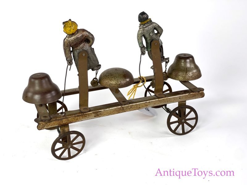 Watrous Bell Toy Minstrel and Lady Old Toy <FONT COLOR="ff000 ">*SOLD*</font> - Image 5