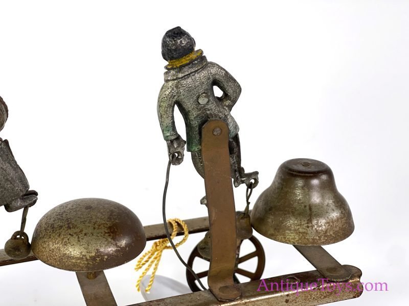 Watrous Bell Toy Minstrel and Lady Old Toy <FONT COLOR="ff000 ">*SOLD*</font> - Image 3