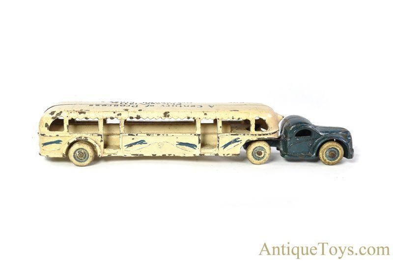 Arcade Cast Iron GMC A Century of Progress 1933 Chicago World's Fair Greyhound Lines Shuttle Bus for Sale <FONT COLOR="ff000 ">*SOLD*</font> - Image 2