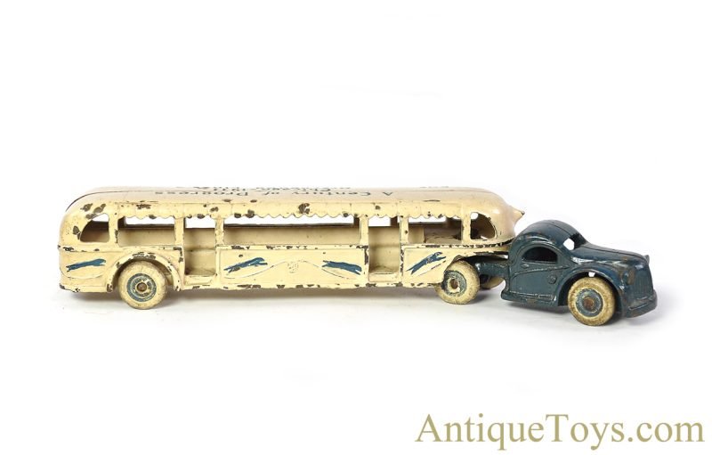 Arcade Cast Iron GMC A Century of Progress 1933 Chicago World's Fair Greyhound Lines Shuttle Bus for Sale <FONT COLOR="ff000 ">*SOLD*</font>