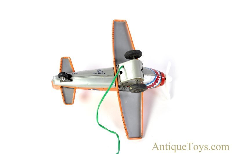 Marx ca. Tin Lithographed Battery Operated Remote Control "Fighter Airplane" in Box <FONT COLOR="ff000 ">*SOLD*</font> - Image 5