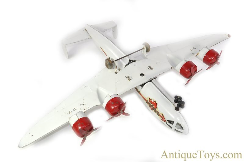 Buddy L Pressed Steel "Air Cruiser" 4 Prop Airplane <FONT COLOR="ff000 ">*SOLD*</font> - Image 4