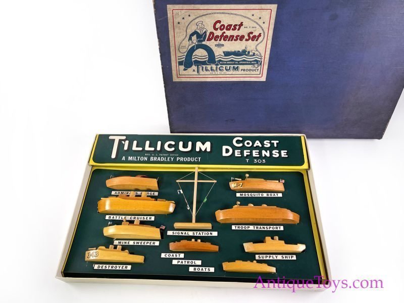 Milton Bradley Tillicum Costal Defense Toy Boats for Sale <FONT COLOR="ff000 ">*SOLD*</font> - Image 3