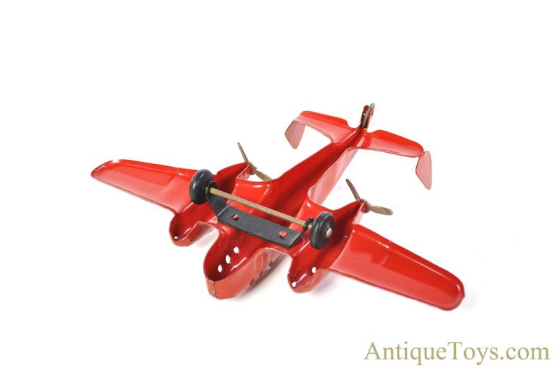 Wyandotte Toys ca. 1938-1941 Pressed Steel #209 Army Transport Plane "Airacuda" Airplane for Sale <FONT COLOR="ff000 ">*SOLD*</font> - Image 6