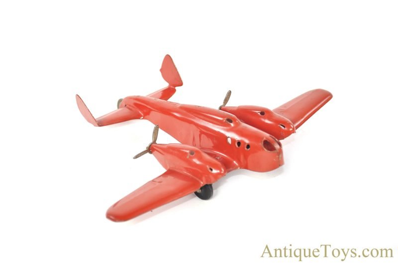 Wyandotte Toys ca. 1938-1941 Pressed Steel #209 Army Transport Plane "Airacuda" Airplane for Sale <FONT COLOR="ff000 ">*SOLD*</font> - Image 2