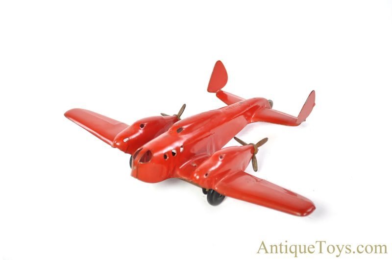 Wyandotte Toys ca. 1938-1941 Pressed Steel #209 Army Transport Plane "Airacuda" Airplane for Sale <FONT COLOR="ff000 ">*SOLD*</font>