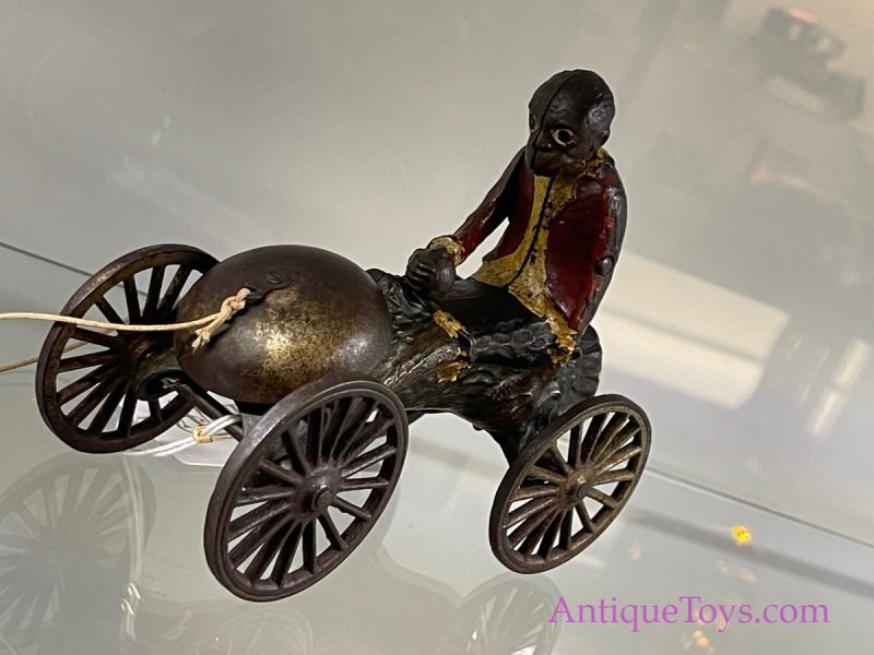 N.H. Hill & Watrous Cast Iron Monkeymobile Bell Toy with Coconut <FONT COLOR="ff000 ">*SOLD*</font>