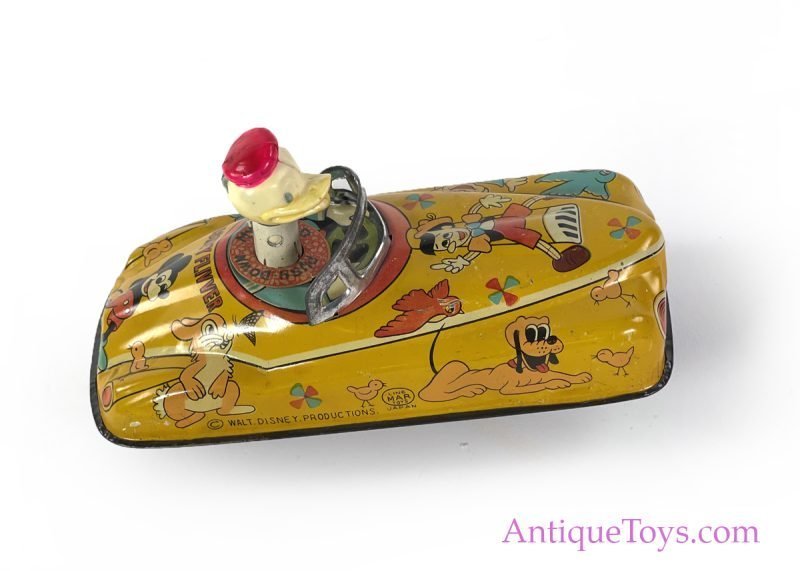 Disney Flivver Tin Car with Donald <FONT COLOR="ff000 ">*SOLD*</font> - Image 3