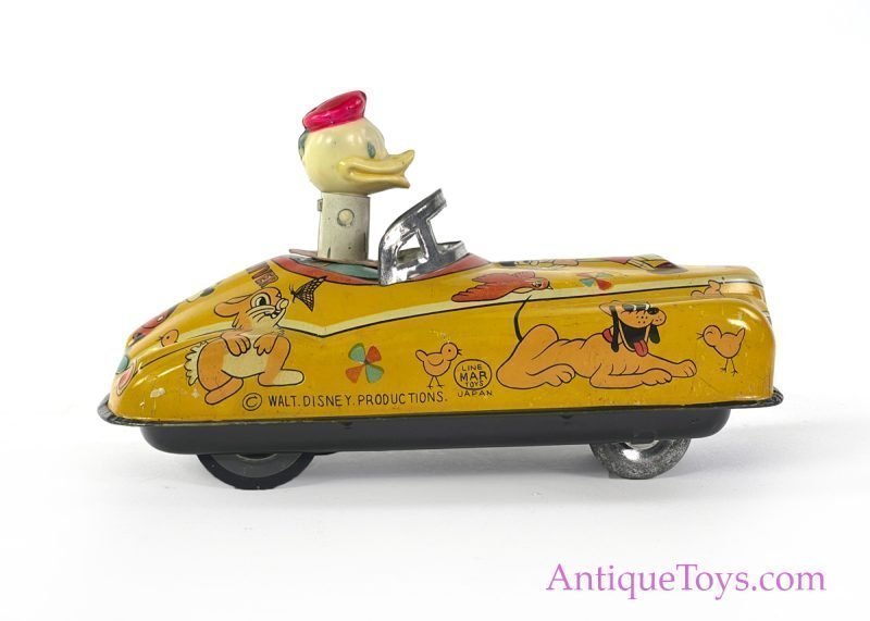 Disney Flivver Tin Car with Donald <FONT COLOR="ff000 ">*SOLD*</font> - Image 2