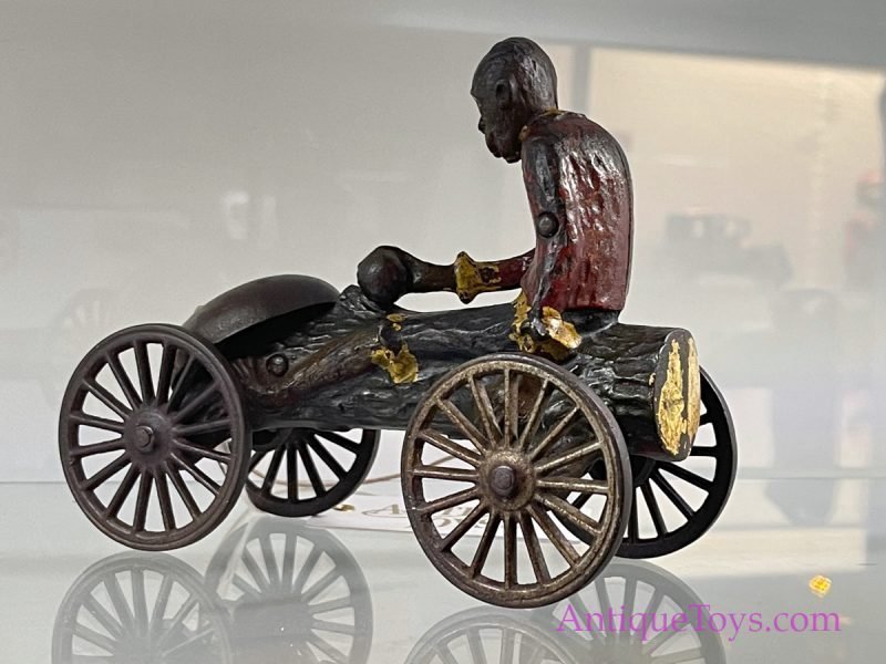 N.H. Hill & Watrous Cast Iron Monkeymobile Bell Toy with Coconut <FONT COLOR="ff000 ">*SOLD*</font> - Image 4