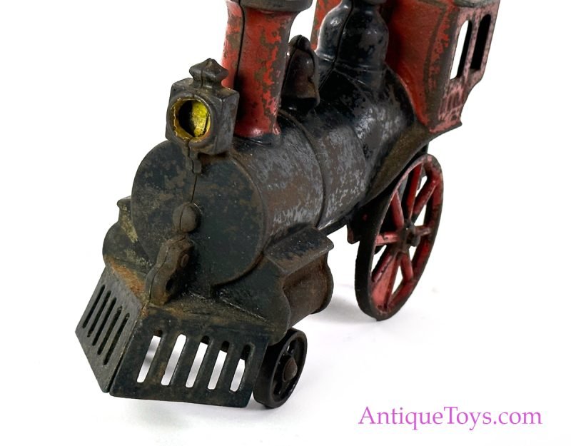 J.E. Stevens Co. ca. 1885 Cast Iron Big Locomotive Train 8" <FONT COLOR="ff000 ">*SOLD*</font> - Image 3