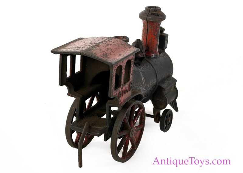 J.E. Stevens Co. ca. 1885 Cast Iron Big Locomotive Train 8" <FONT COLOR="ff000 ">*SOLD*</font> - Image 7