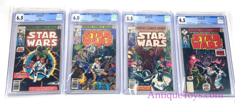 Star Wars Comics, 1977 Marvel CGC Graded <FONT COLOR="ff000 ">*SOLD*</font>