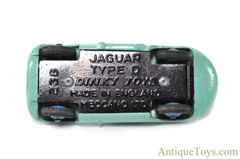 Meccano Ltd. Dinky Toys Diecast ca. 1955-57 #238 Jaguar Type D. Racing Car in Box <FONT COLOR="ff000 ">*SOLD*</font> - Image 5