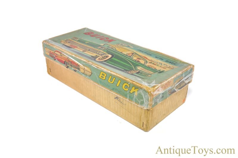 Asahi Toy Co. ATC & Ichiko Tin Lithographed Friction #1291 Orange Buick with Siren in Box <FONT COLOR="ff000 ">*SOLD*</font> - Image 7