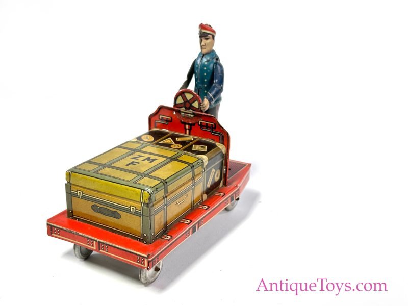 Fuchs Toys ca. 1955 Tin Lithographed Porter German Porter Toy <FONT COLOR="ff000 ">*SOLD*</font>