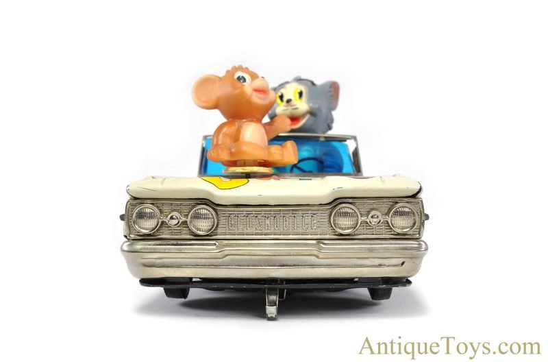 Rico Large Tin Lithographed Batt. Op. #55 Hanna-Barbera’s Tom & Jerry Oldsmobile Car in Box <FONT COLOR="ff000 ">*SOLD*</font> - Image 5