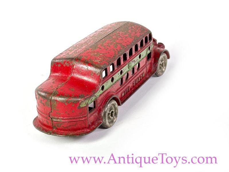 Kenton Toys ca. 1930s Cast Iron Nite Coach Bus <FONT COLOR="ff000 ">*SOLD*</font> - Image 2