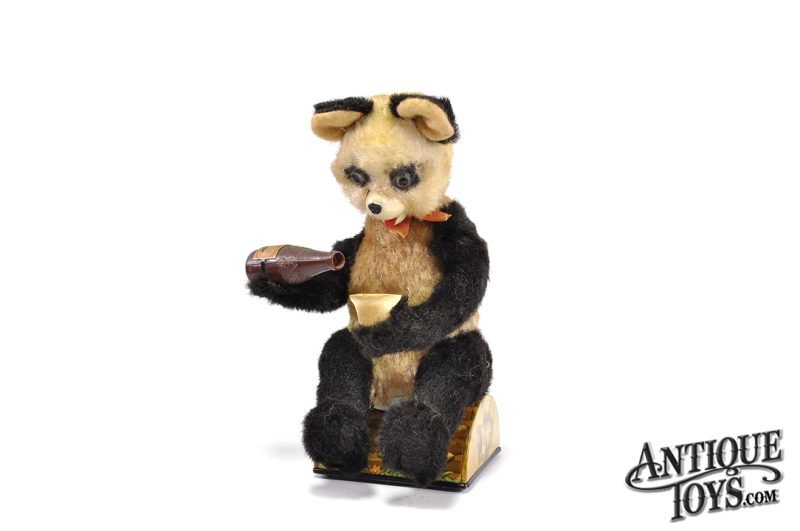 ALPS Tin Lithographed Battery Operated "Picnic Bear" with Box <FONT COLOR="ff000 ">*SOLD*</font> - Image 2