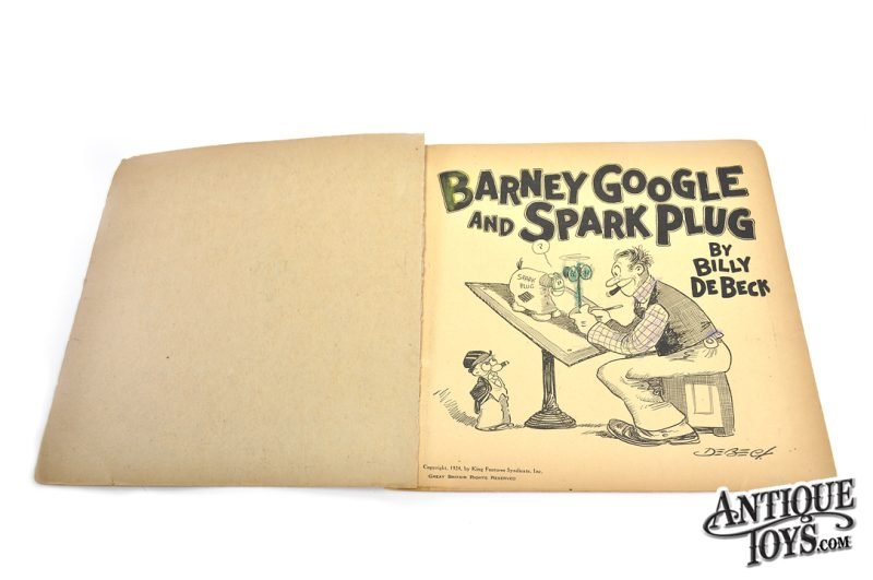 1924 Barney Google and Spark Plug by Billy DeBeck Book & Spark Plug Figure <FONT COLOR="ff000 ">*SOLD*</font> - Image 8