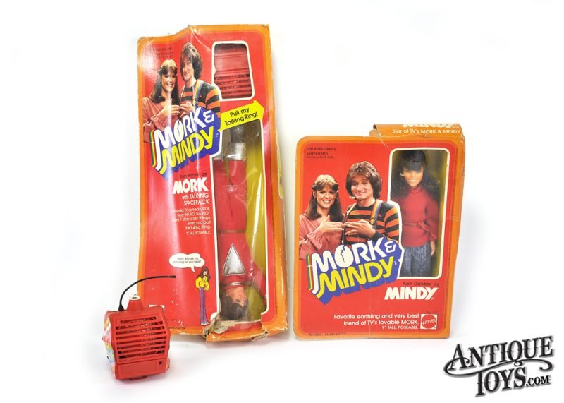 Mattel, Inc. Mork & Mindy 9" Dolls Set in Box <FONT COLOR="ff000 ">*SOLD*</font>