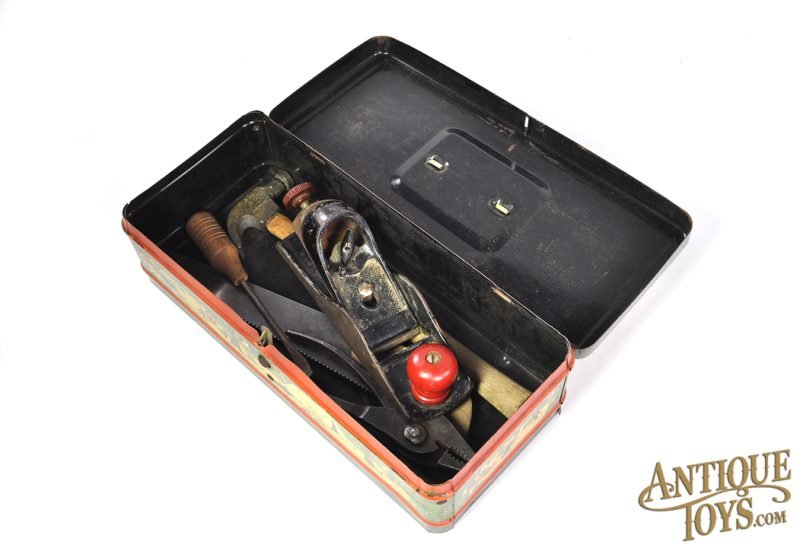 Hamilton-Skotch Tin Lithographed Climax Brand Disney's Mickey Mouse Tool Chest & Tools <FONT COLOR="ff000 ">*SOLD*</font> - Image 8