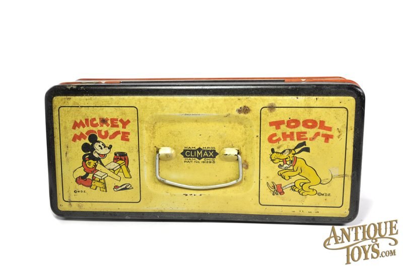 Hamilton-Skotch Tin Lithographed Climax Brand Disney's Mickey Mouse Tool Chest & Tools <FONT COLOR="ff000 ">*SOLD*</font> - Image 6